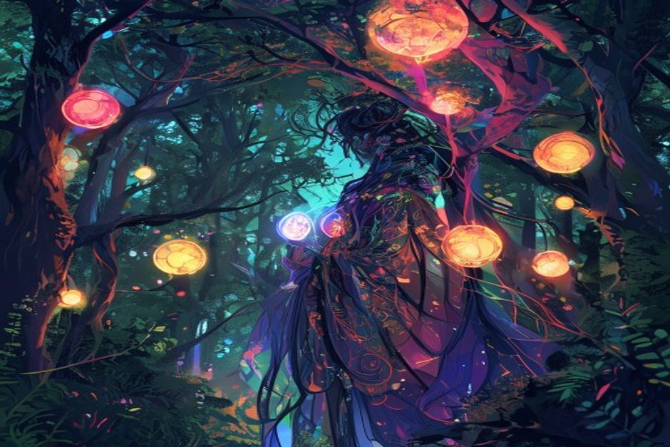 AI generated anime style illustration